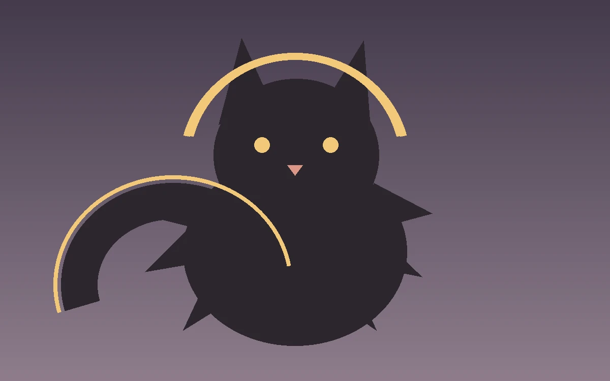 Illustration éditoriale d’un chat sibérien au pelage abondant