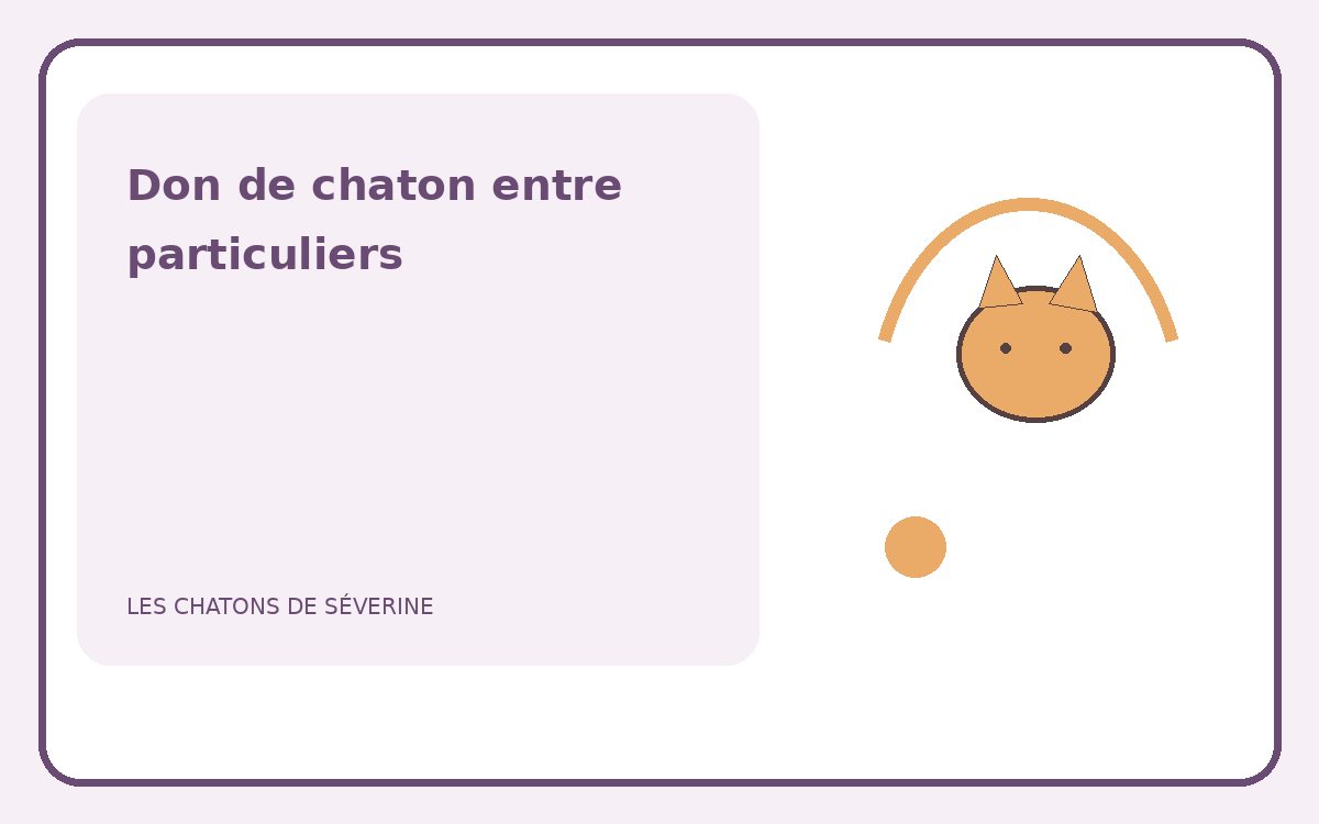 Illustration éditoriale d’un chaton accueilli par une famille