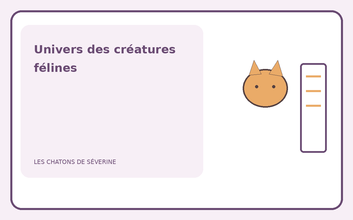Illustration éditoriale générique d’un félin de jeu et d’une encyclopédie